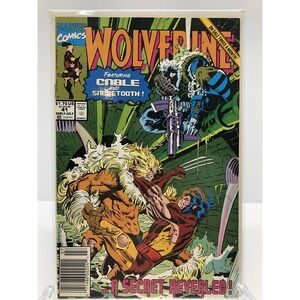WOLVERINE #41 (1991) Sabretooth, Masque, Cable, Silver Fox, Albert, Newsstand